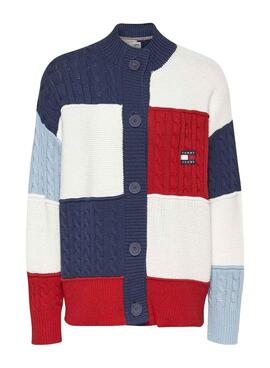 Chaqueta Tommy Jeans Oversize Colorblock Mujer