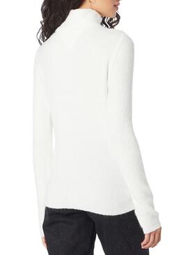 Jersey Tommy Jeans Signature Blanco Para Mujer