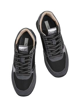 Zapatillas Pepe Jeans Dean Square Mujer Negras