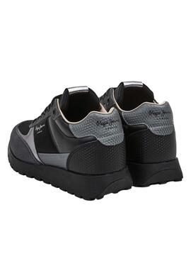 Zapatillas Pepe Jeans Dean Square Mujer Negras