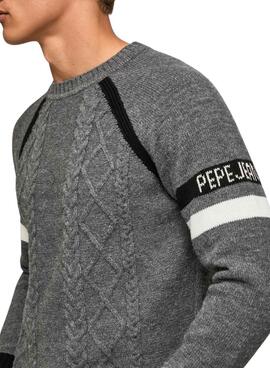 Jersey Pepe Jeans Maverick para Hombre Gris