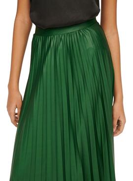 Falda Only Anina New Skirt Plisada Mujer Verde