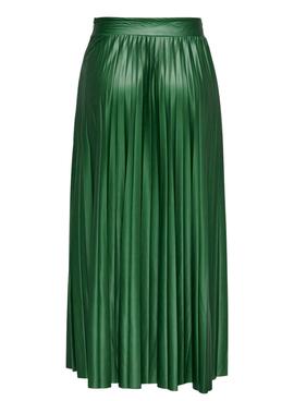 Falda Only Anina New Skirt Plisada Mujer Verde