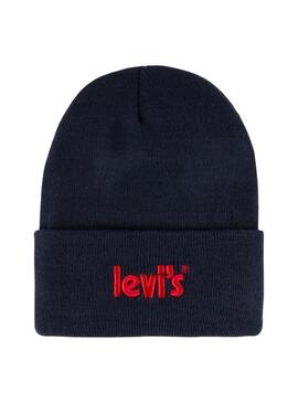 Gorro Levis Lan Poster Logo Marino Unisex