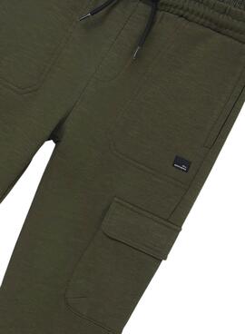 Pantalón Mayoral Cargo Bolsillos para Niño Verde