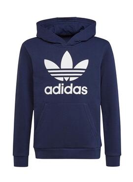 Sudadera Adidas Trefoil para Niño y Niña Marina