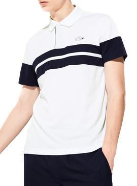 Polo Lacoste Sport French Open Edition Blanco 