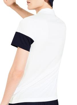 Polo Lacoste Sport French Open Edition Blanco 