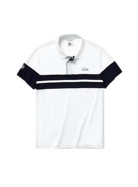 Polo Lacoste Sport French Open Edition Blanco 