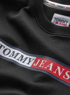 Sudadera Tommy Jeans Basic Graphic Hombre Marina