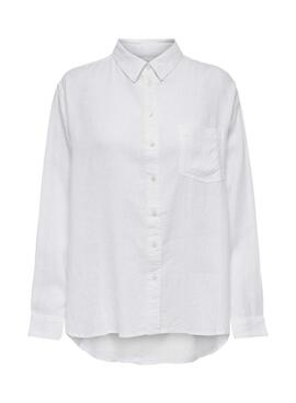 Camisa Only Lina Loose para Mujer Blanca