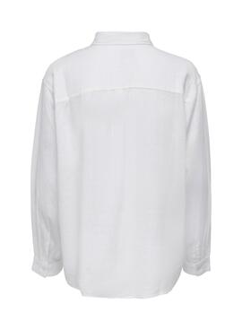 Camisa Only Lina Loose para Mujer Blanca