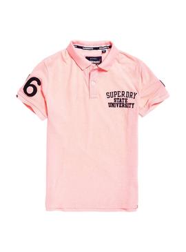 Polo Superdry Superstate Rosa Hombre