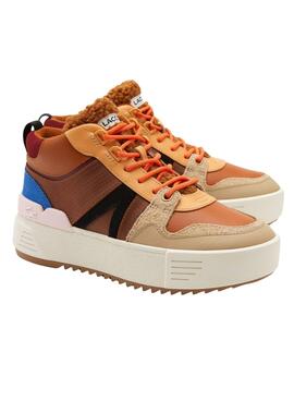 Zapatilla Lacoste L002 Alta para Mujer Multicolor