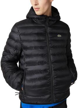 Chaqueta Lacoste Acolchada para Hombre Negra