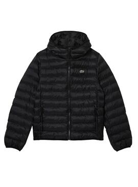 Chaqueta Lacoste Acolchada para Hombre Negra