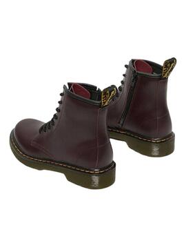 Botas Dr Martens 1460 Granate para Niña y Niño