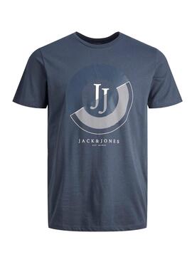 Camiseta Jack And Jones Astha para Hombre Azul