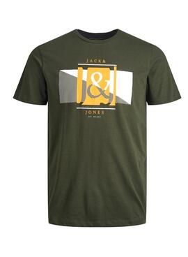 Camiseta Jack And Jones Astha Hombre Verde