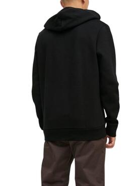 Sudadera Jack And Jones Ramp Capucha Hombre Negra