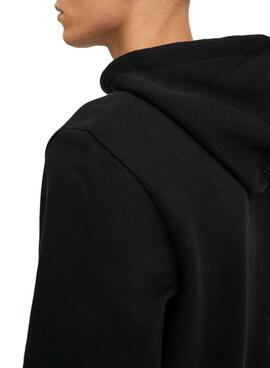 Sudadera Jack And Jones Ramp Capucha Hombre Negra