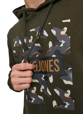 Sudadera Jack And Jones Ramp Capucha Hombre Verde