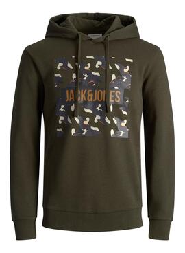 Sudadera Jack And Jones Ramp Capucha Hombre Verde