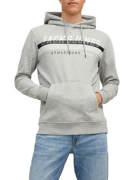 Sudadera Jack And Jones Iron para Hombre Gris 