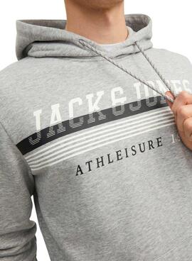 Sudadera Jack And Jones Iron para Hombre Gris 