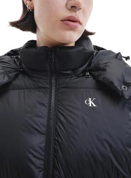 Chaqueta Calvin Klein Plumas para Mujer Negro