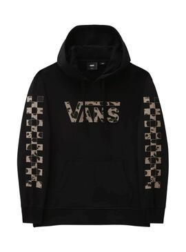 Sudadera Vans Capucha Dotty Check para Mujer Negra