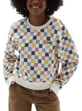 Sudadera Vans All Over Cuadros Mujer Multicolor