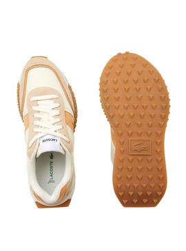 Zapatillas Lacoste L Spin Deluxe para Mujer Beige