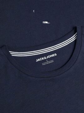 Camiseta Jack And Jones State para Hombre Marina