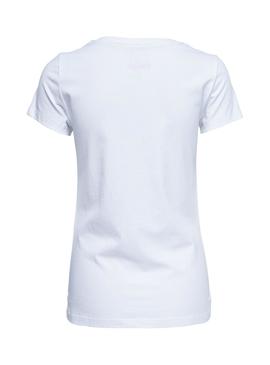 Camiseta Only Amy Sensei Blanco Mujer