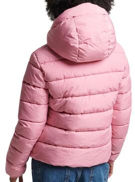 Chaqueta Superdry Spirit Puffer para Mujer Rosa