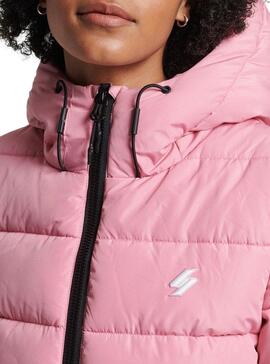 Chaqueta Superdry Spirit Puffer para Mujer Rosa