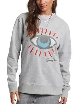 Sudadera Superdry Nomadic para Mujer Gris