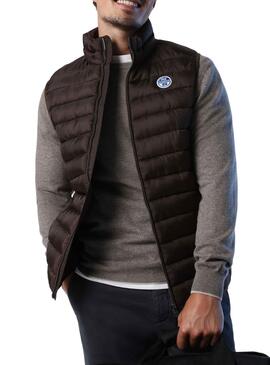 Chaleco North Sails Skye para Hombre Marrón
