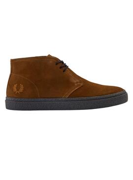 Zapato Fred Perry Hawley Alto para Hombre Marrón