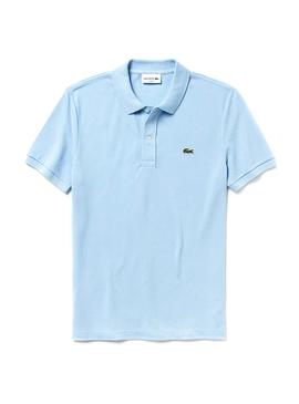 Polo Lacoste Basico Azul Cielo Hombre