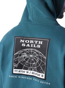 Sudadera North Sails Mundo Hombre Azul Petróleo