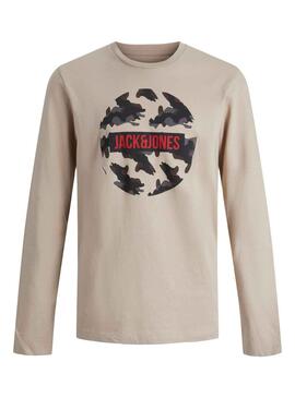 Camiseta Jack And Jones Ramp para Niño Beige