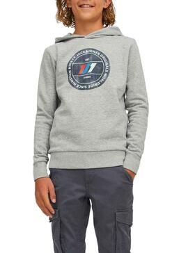 Sudadera Jack And Jones Básica para Niño Gris