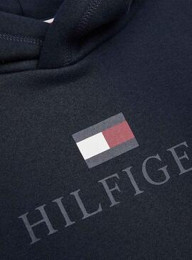 Sudadera Tommy Hilfiger Logotipo para Niño Marina