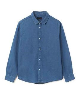 Camisa Mayoral Soft Denim para Niño Azul