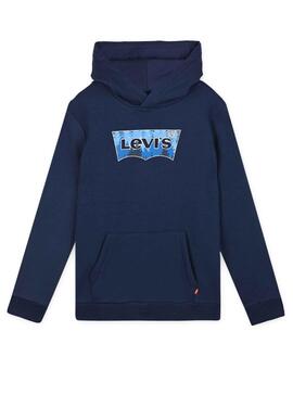 Sudadera Levis Batwing Logo para Niño Marina