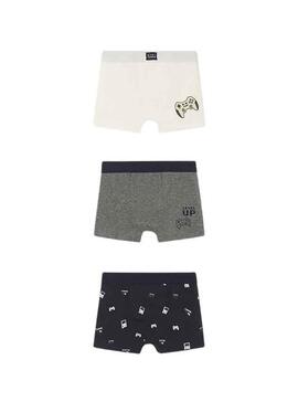 Set 3 Calzoncillos Mayoral Boxer para Niño Multi