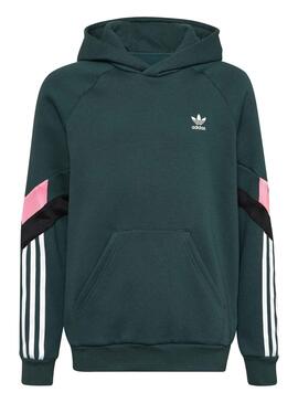 Sudadera Adidas con Capucha para Niña Verde