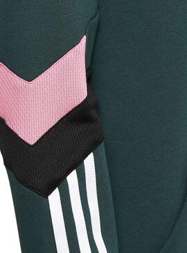 Sudadera Adidas con Capucha para Niña Verde